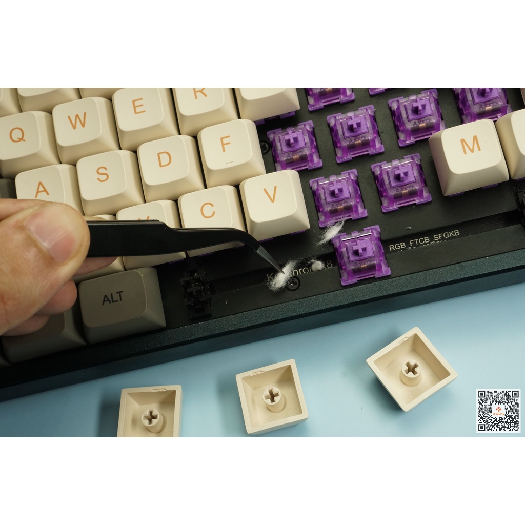 Bộ vệ sinh bàn phím cơ 8 trong 1 | Phụ kiện bàn phím, máy tính | Công dụng đa năng, vệ sinh máy tính, laptop