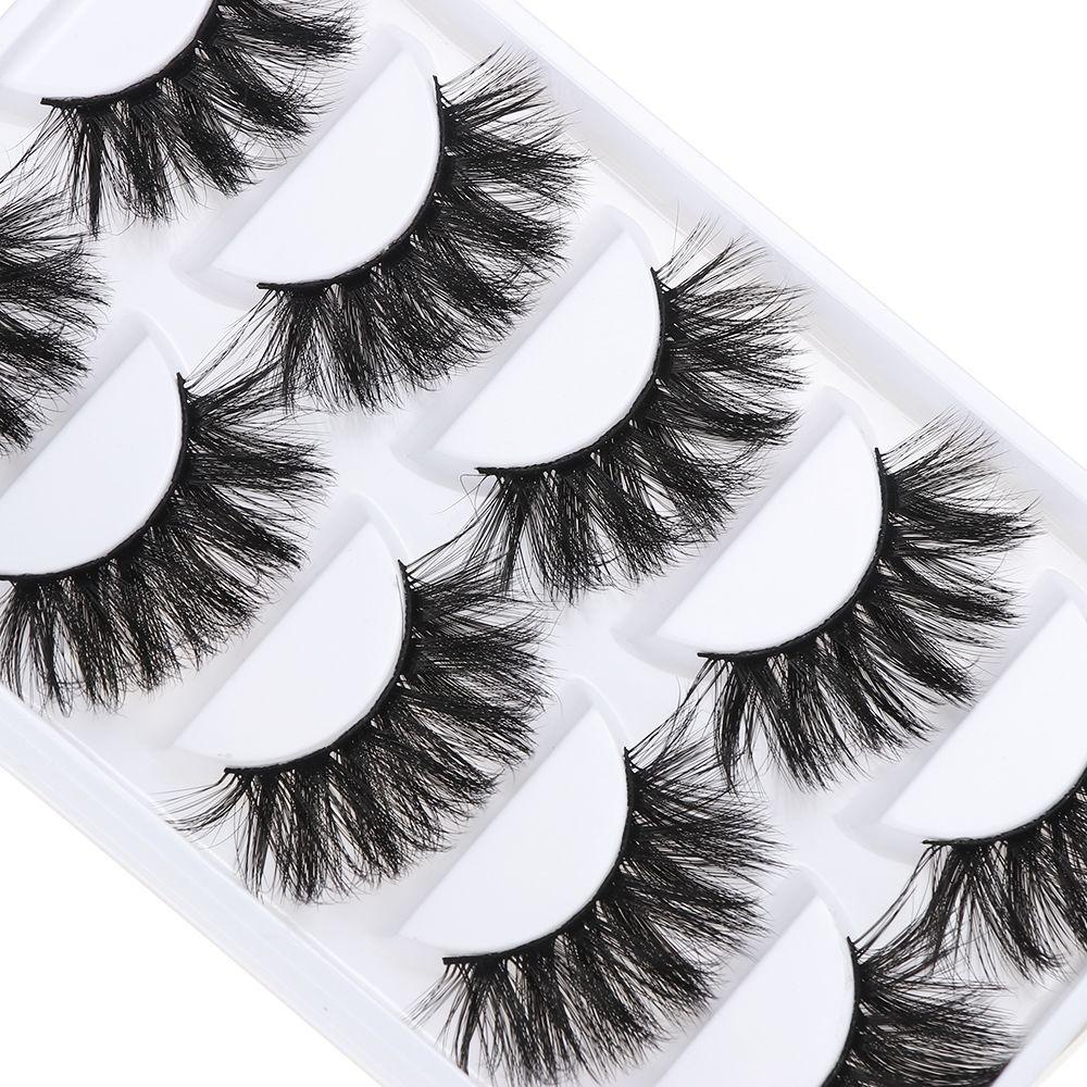 Bộ 5 Cặp Lông Mi Giả 4D Trang Điểm Cho Nữ