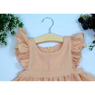 Đầm cho bé họa tiết ca rô phối ren (9-21kg Xanh)