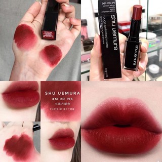 ⚛️ Son SHU UEMURA 196 vỏ đen đỏ rượu vang (chuẩn auth date mới) ⚛️