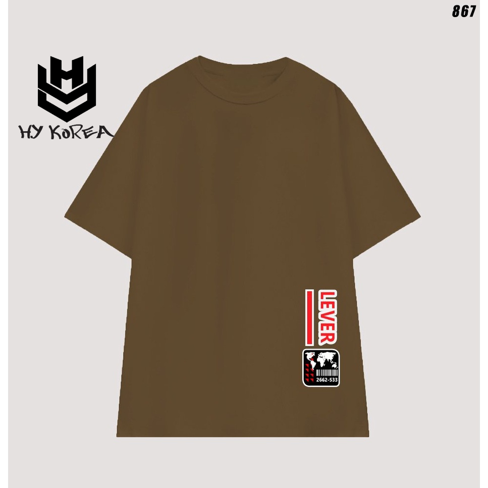 Áo Thun Tay Lỡ Nam nữ Cotton 100 Form Rộng HY KOREA Bộ não Another Level 867.