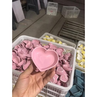 Chén sứ ăn dặm hình tim size nhỏ
