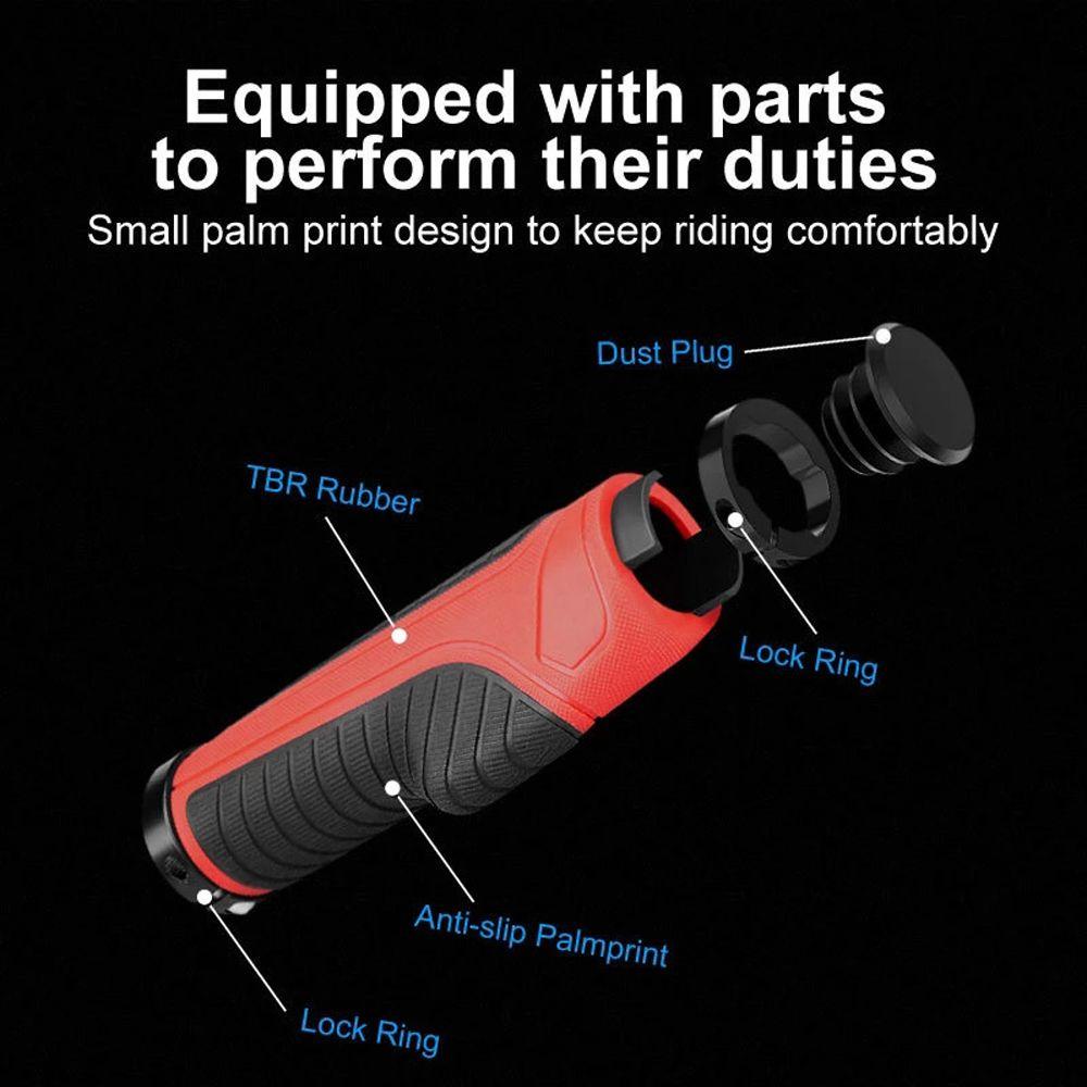 VANES1 Vỏ Bọc Tay Lái Xe Đạp 22.2mm Bằng Cao Su Mềm Hấp Thụ Sốc Chống Trượt