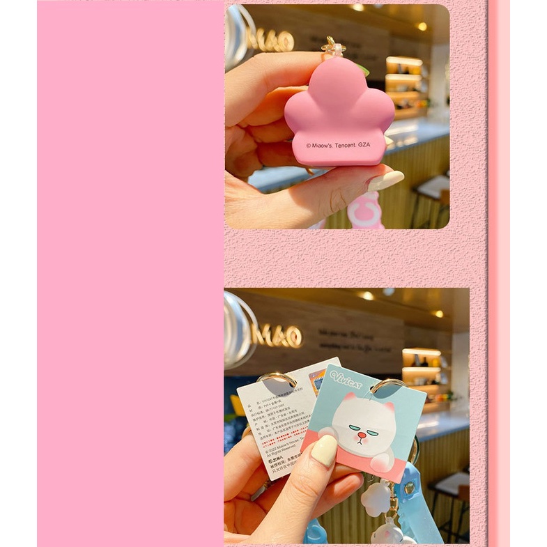 Móc khóa Cao Cấp Mèo VIVICAT nằm và ngồi siêu ngầu