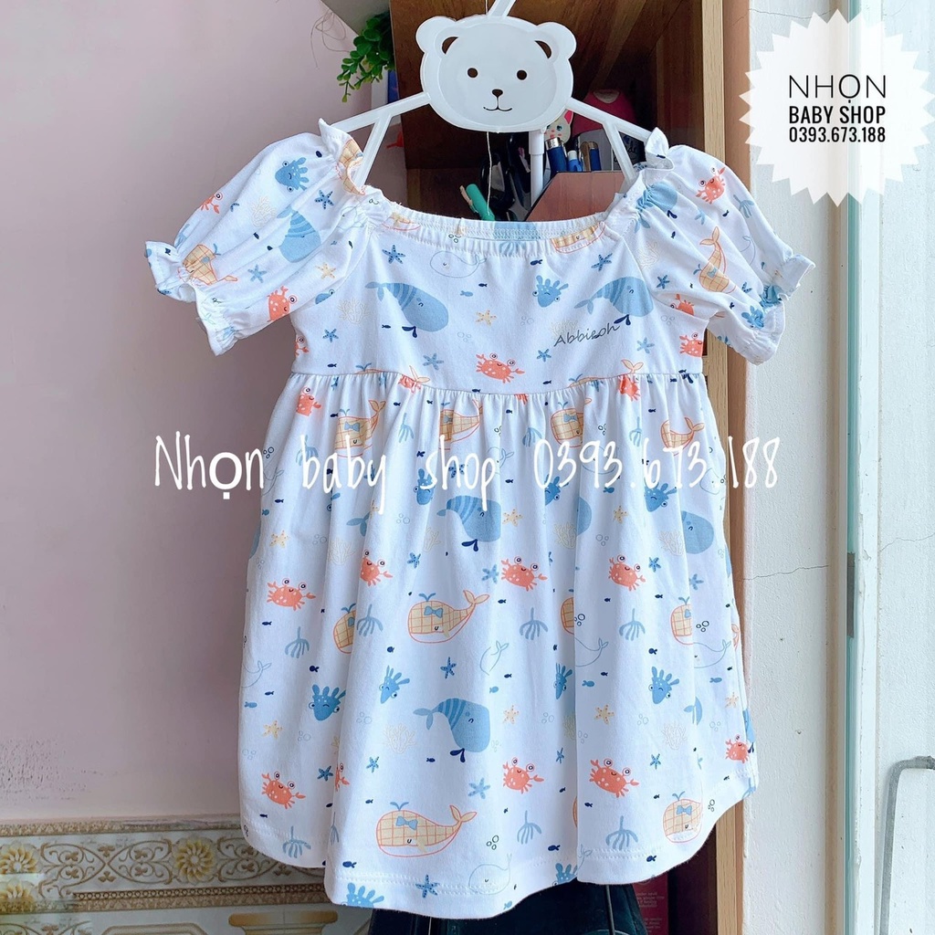 Váy bé gái chất liệu mềm mát họa tiết dễ thương