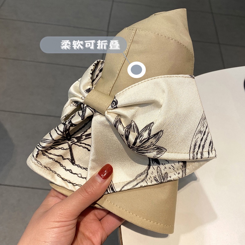 Nón Bucket Đính Nơ Phong Cách Retro Pháp Thời Trang Xuân Hè Cho Nữ