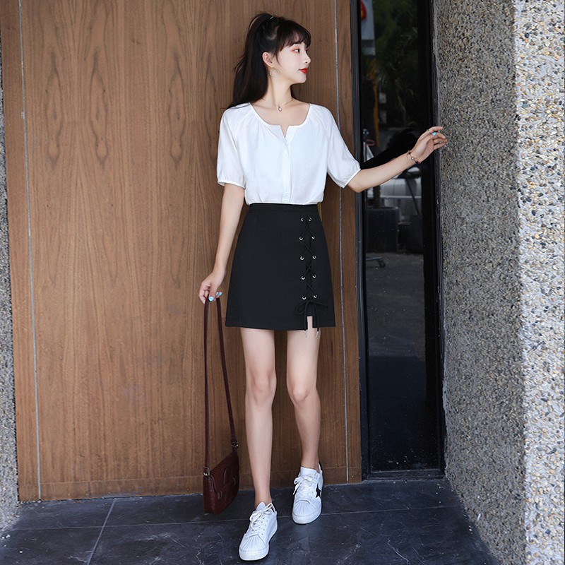 Chân váy Quảng Chây có dây đan