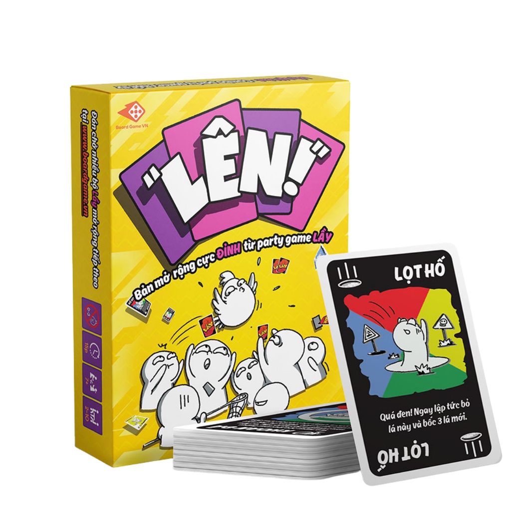 Combo 5 món board game thẻ bài Lầy Lội Lên - BoardgameVN