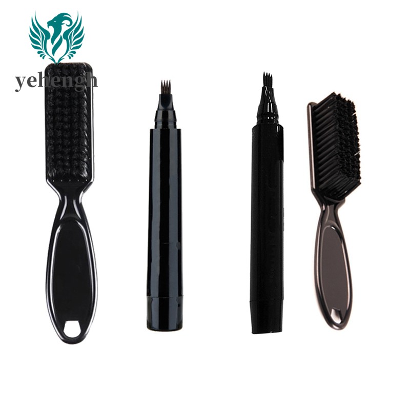 (Hàng Mới Về) Set Bút Chì Và Cọ Chải Râu Sợi Micro Cho Nam | BigBuy360 - bigbuy360.vn