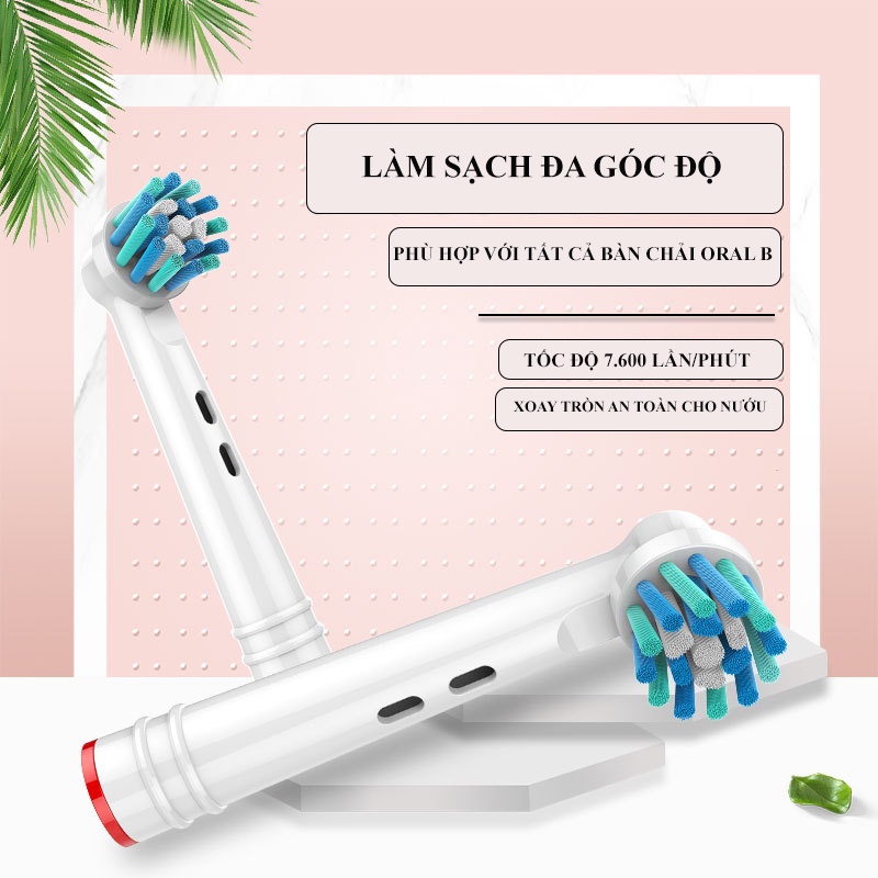 Đầu Bàn Chải Đánh Răng Điện Oral-B Thay Thế Phù Hợp Tất Cả Các Loại Bàn Chải Oral-B