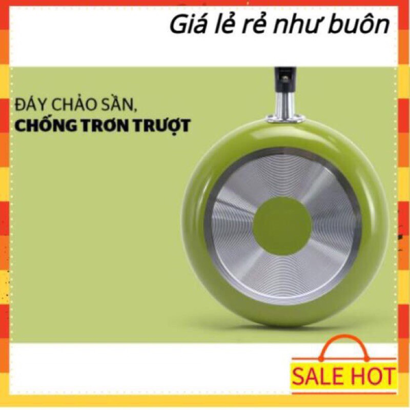 [CHẢO XANH] Chảo Chống Dính Hợp Kim Nhôm Chọn Size