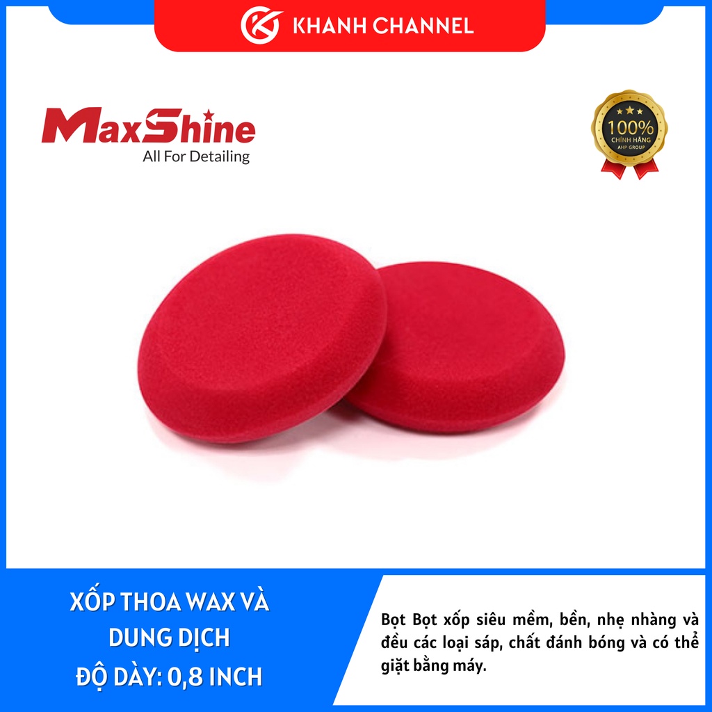 Xốp thoa Wax và dung dịch chăm sóc xe