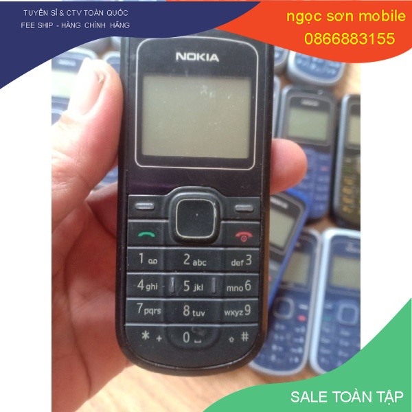 điện thoại giá rẻ, Điện thoại Nokia 1202,1280 đã qua sử dụng pin trâu sóng khỏe ngọc sơn moibile