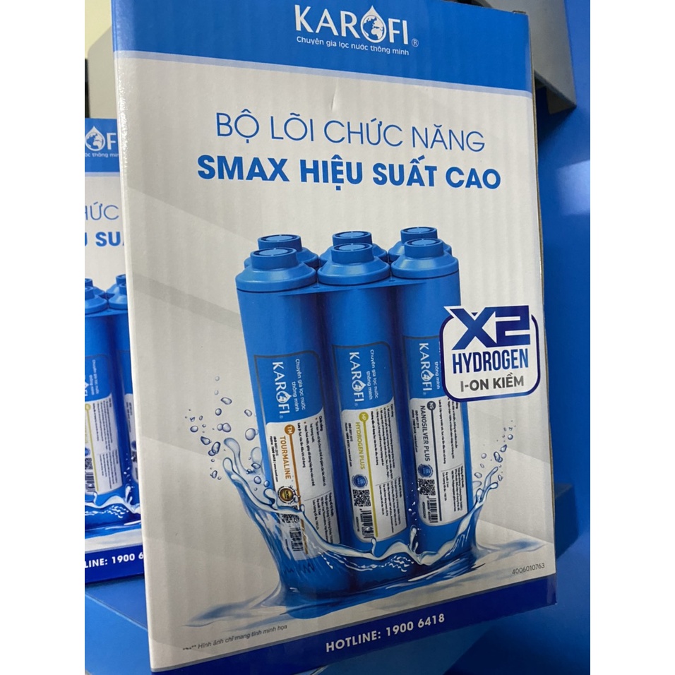 BỘ LÕI CHỨC NĂNG KAROFI SMAX HIỆU SUẤT CAO HP 6.1 DÙNG CHO TẤT CẢ CÁC LOẠI MÁY RO (tặng kèm bộ cút chuyển)