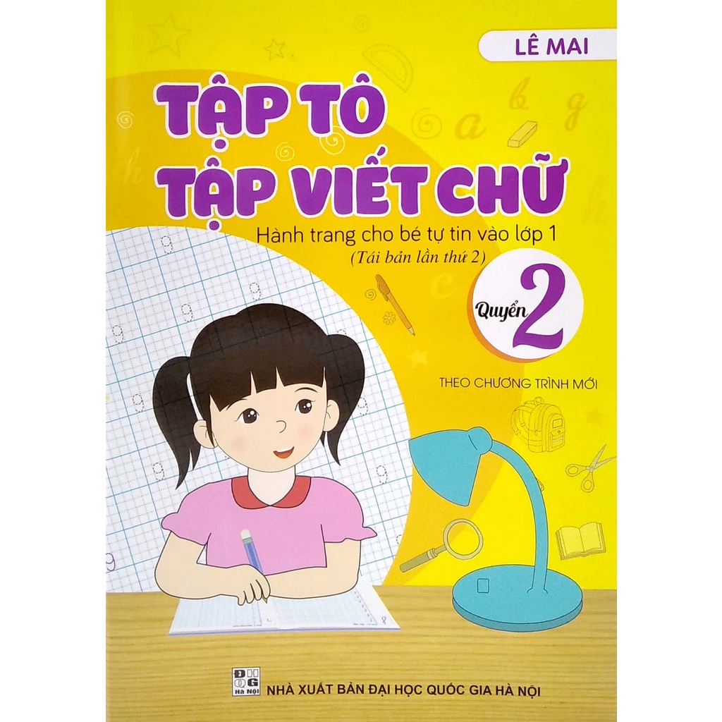 Sách Hành Trang Cho Bé Tự Tin Vào Lớp 1 - Tập Tô, Tập Viết Chữ - Quyển 2
