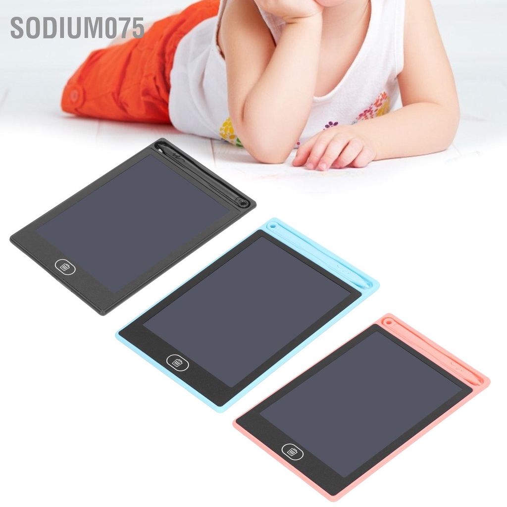 Có thể bán buôn Máy tính bảng viết LCD 6 5 inch Giáo dục sớm vẽ nguệch ngoạc cho 3 tuổi trở lên Sodium075 Hàng giao ngay