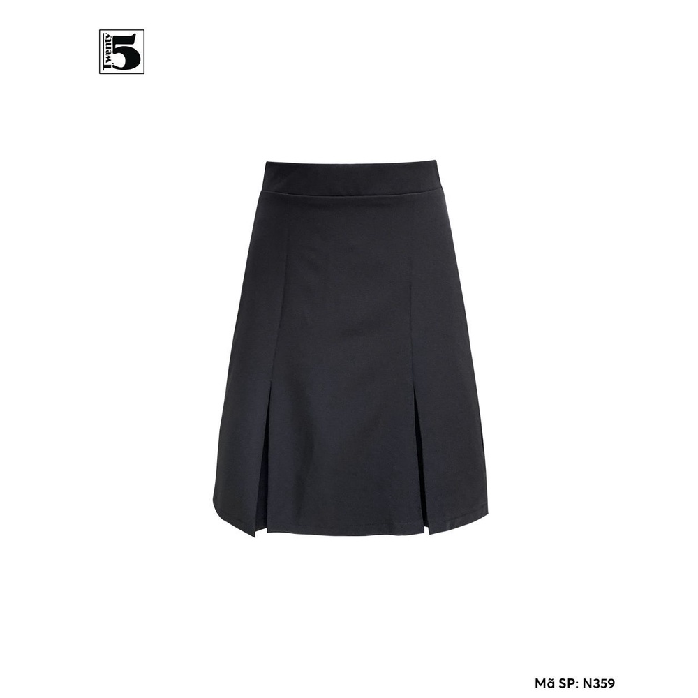 Chân váy chữ A công sở thanh lịch cạp lưng cao xếp ly ẩn Twentyfive N359