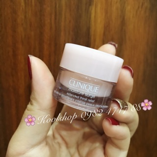 Mini 15ml Kem cung cấp nước Clinique Moisture Surge Extenden Thirst Relief Gel cream
