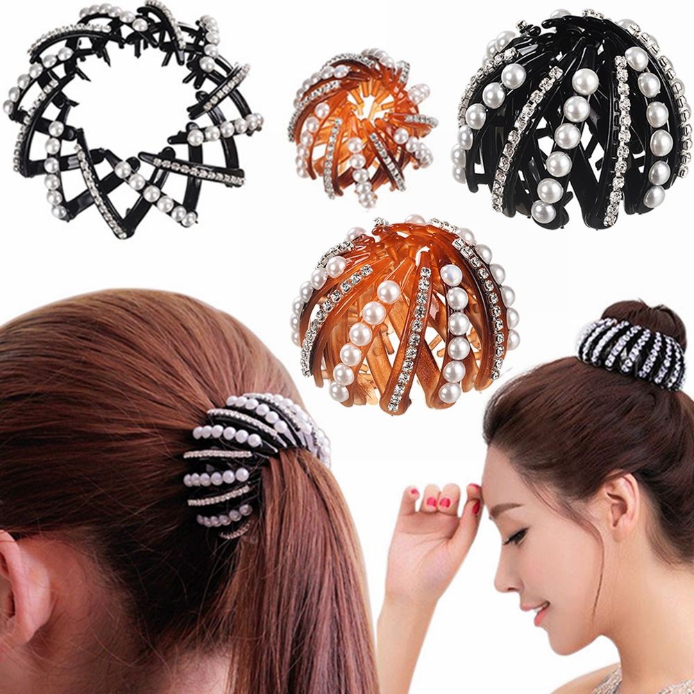 (Hàng Mới Về) Kẹp Búi Tóc Tạo Kiểu Thời Trang Cho Nữ