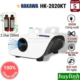 Máy khử mùi diệt khuẩn Hakawa HK-2020KT - Tặng 2 chai tinh dầu 200ml - Bảo hành 5 năm