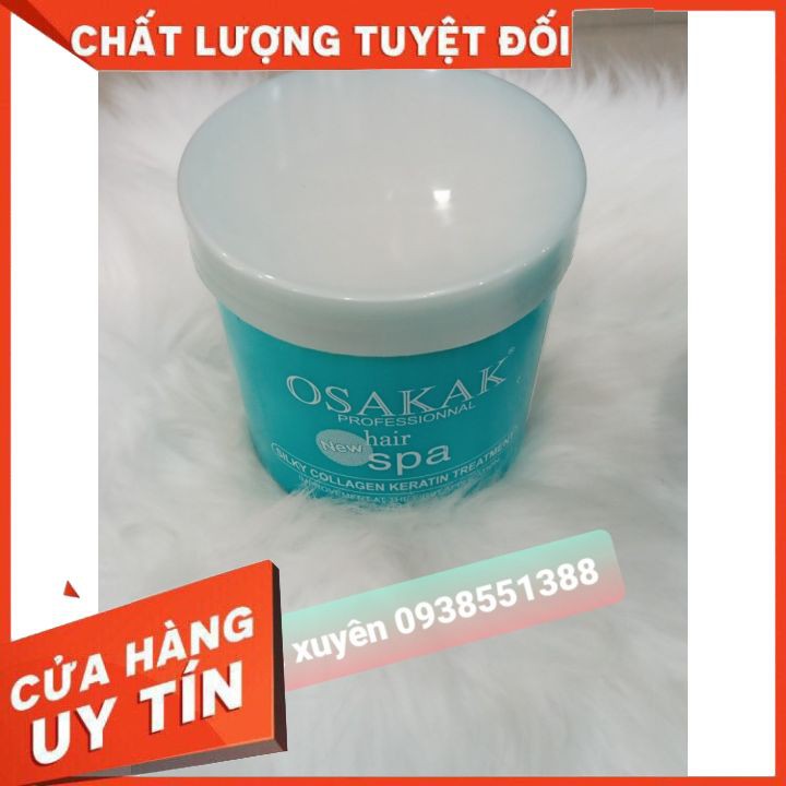 Hấp dầu Kem Ủ OSAKAK xanh 1000ml FREESHIP phục hồi  tóc nát , khô xơ ,giữ màu siêu thơm suôn mềm óng mượt tóc cao cấp