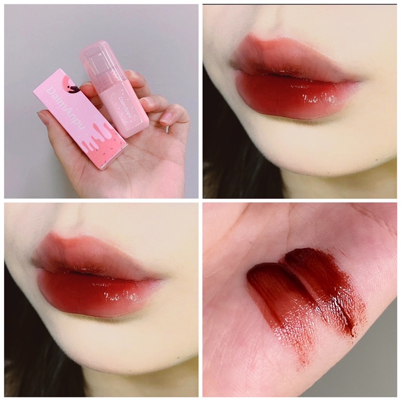 Son bóng Daimanpu dưỡng ẩm lâu trôi kháng nước nắp hồng cực xinh