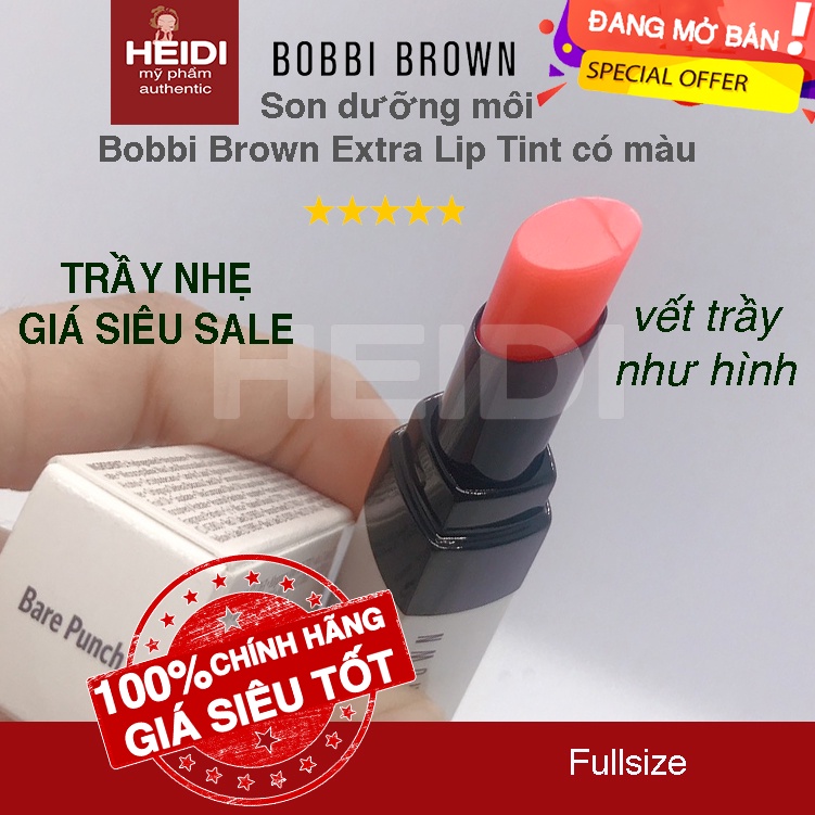 [Hàng showroom bị trầy] Son dưỡng môi Bobbi Brown Extra Lip Tint có màu