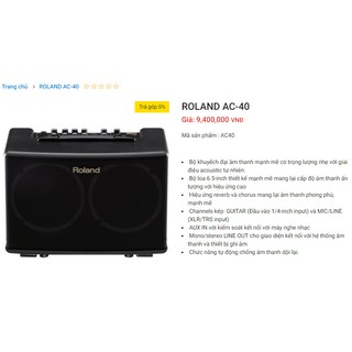 Loa roland ac-40 cũ