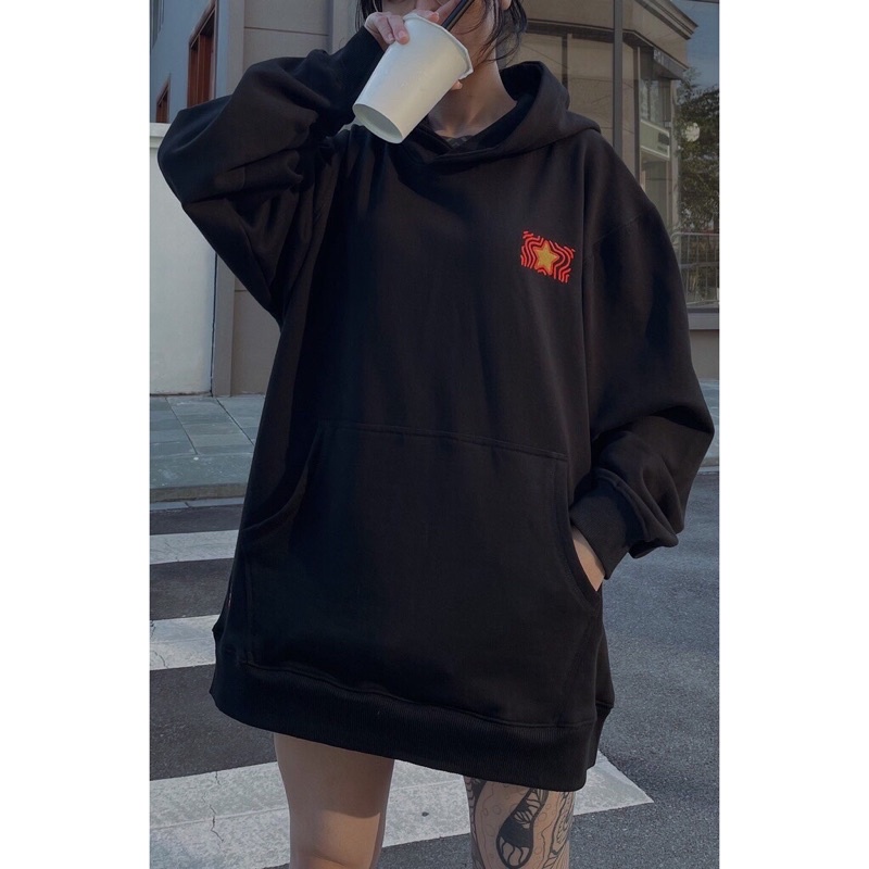 Áo nỉ hoodie 2 lớp Vietnam nỉ bông dày ấm (annstore)