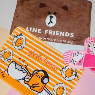 Thảm Gấu Brown _ Trứng lười Gudetama