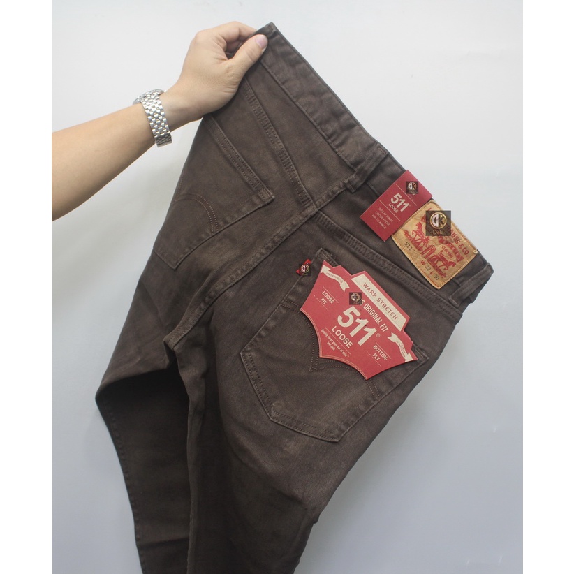 Quần Kaki Jean Màu Nâu Tây KA-18 đẹp lạ, Quần Kaki nam dáng ôm đứng, Chất vải co giãn thoáng