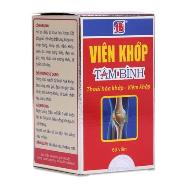 Viên khớp tâm bình - viêm khớp dạng thấp, chậm lão khóa khớp