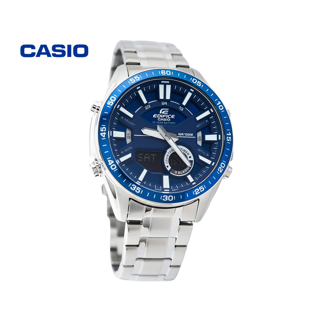 Đồng hồ nam CASIO Edifice EFV-C100D-2AVDF chính hãng - Bảo hành 1 năm, Thay pin miễn phí