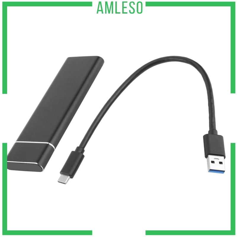 [AMLESO]USB-C 2TB M.2 NGFF SSD USB 3.1 Gen 1 6Gbps External Solid State Drive