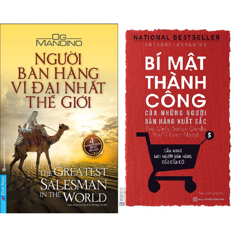 Sách -  combo hai cuốn :ăNgười Bán Hàng Vĩ Đại Nhất Thế Giới +Bí Mật Thành Công Của Những Người Bán Hàng Xuất Sắc