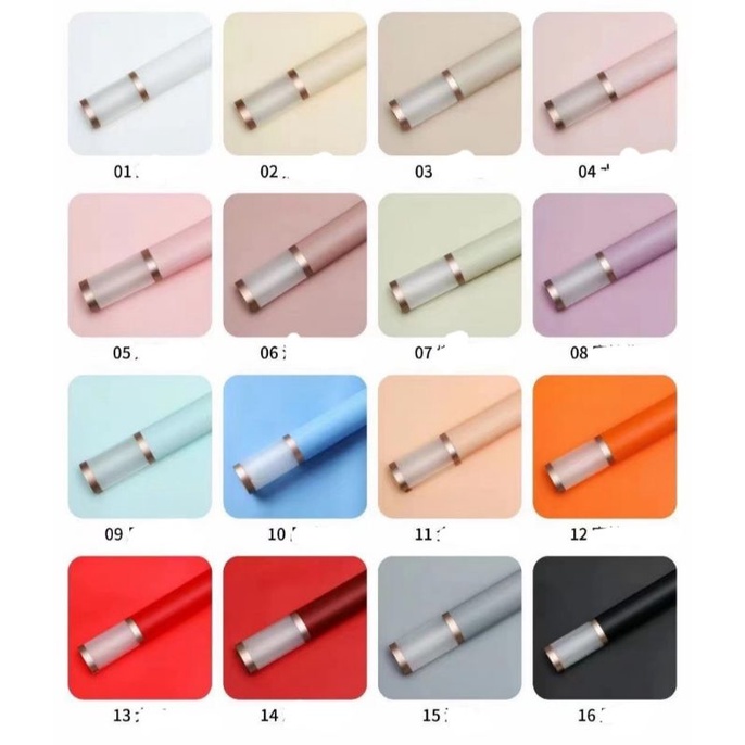 1 xấp 20 tờ giấy gói hoa 2 viền đồng