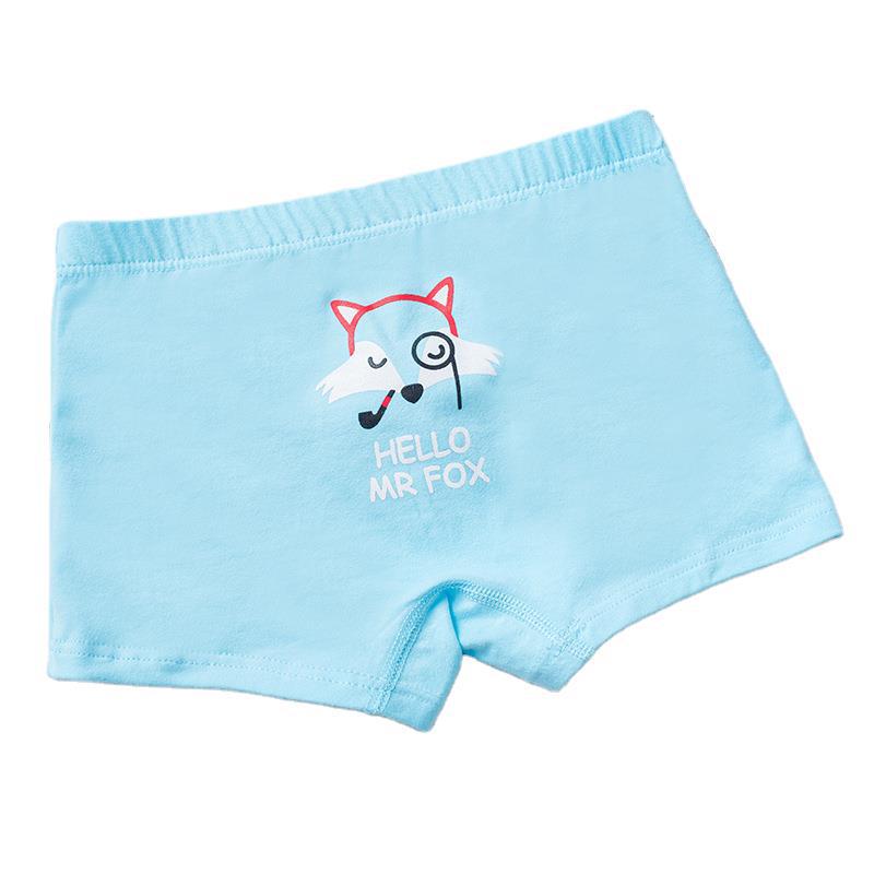 Set 4 Quần Lót Boxer In Hình Động Vật Cho Bé Trai