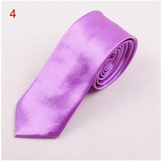 Cà vạt lụa phi bóng bản nhỏ 5cm