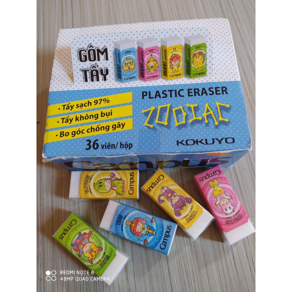 Gôm Tẩy CAMPUS - ZODIAC 12 cung hoàng đạo, Ngộ nghĩnh đáng yêu, có độ dẻo, dai cao dễ dàng tẩy xóa các nét vẽ -Loki Kids
