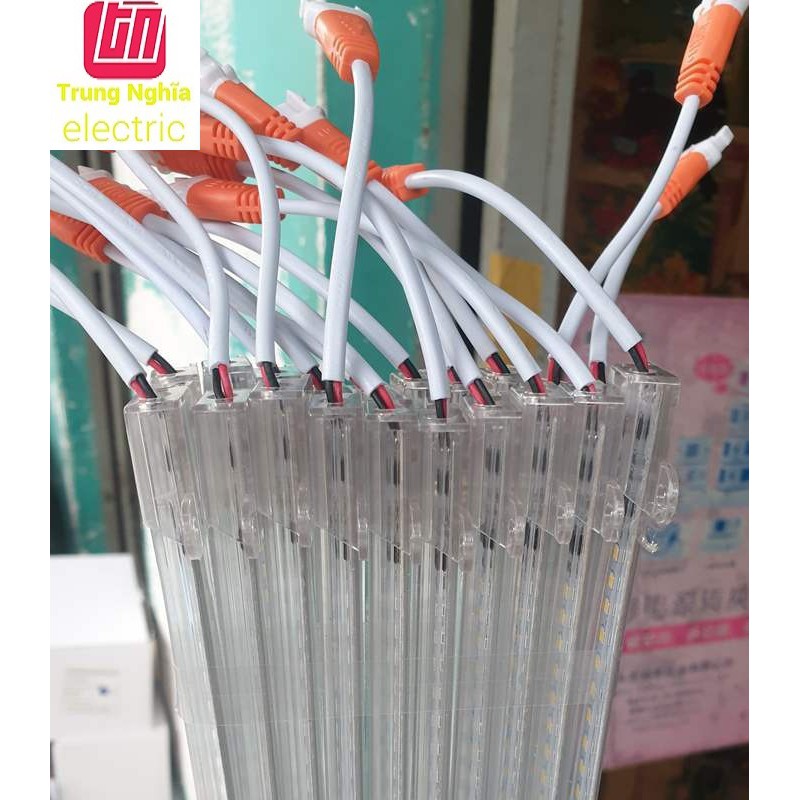 Led thanh 2 đường bóng bọc nhựa 220V - 1 mét