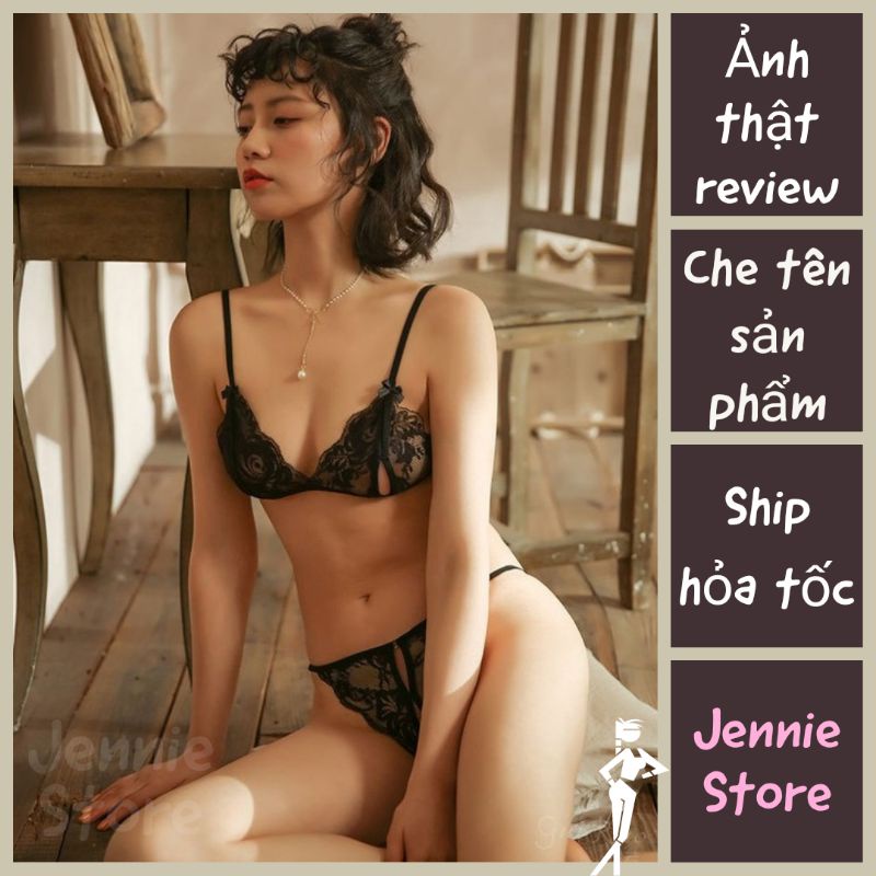 Bộ đồ lót buộc dây sau lưng sexy - nội y ren hở đáy gợi cảm | BigBuy360 - bigbuy360.vn