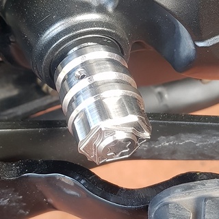 Chụp Cốt Giò Đạp Xe Máy Inox CNC
