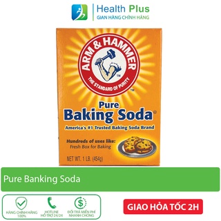 Bột Baking Soda đa công dụng cho mọi gia đình, muối nở, làm bánh, tẩy trắng - Hộp 454g