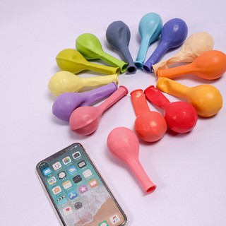 Set 100 quả bóng cao su màu Pastel