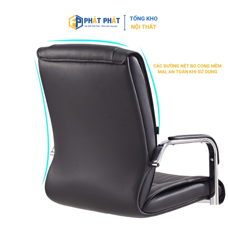 Ghế chân quỳ văn phòng Phát Phát lưng đệm bọc da, ghế quỳ da làm việc tại nhà, ghế văn phòng chính hãng - GL105B