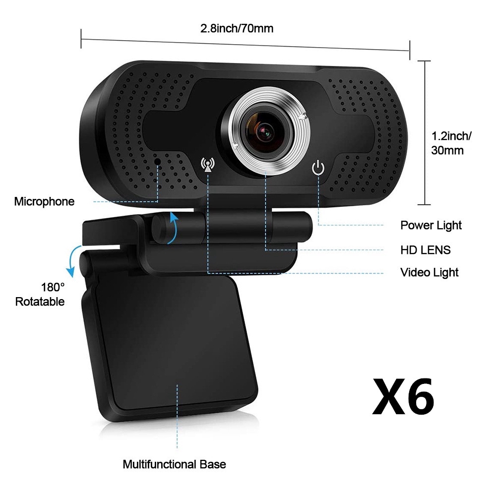 Webcam Full HD 1080P dành cho máy tính | BigBuy360 - bigbuy360.vn