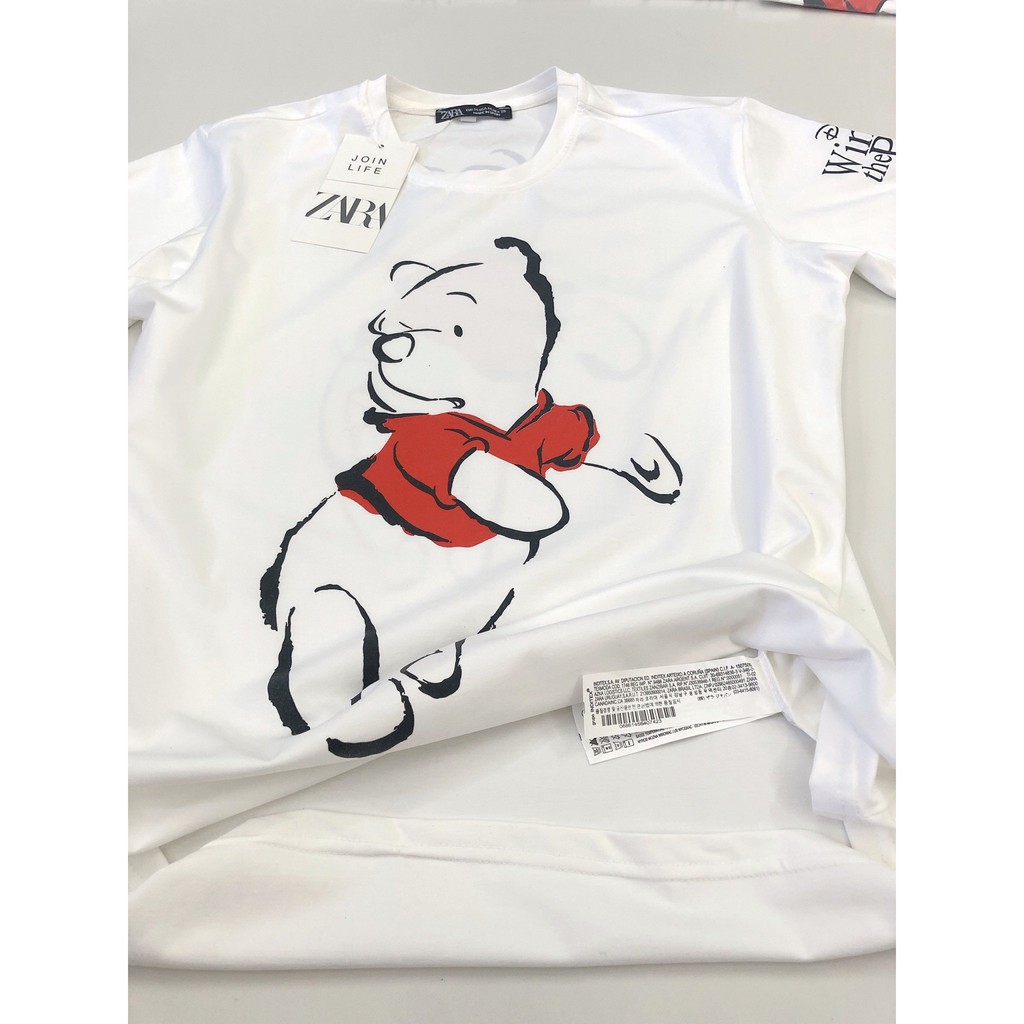 ✊ Xinh dã man ✊ Áo thun nữ Zara Disney hình gấu Pooh