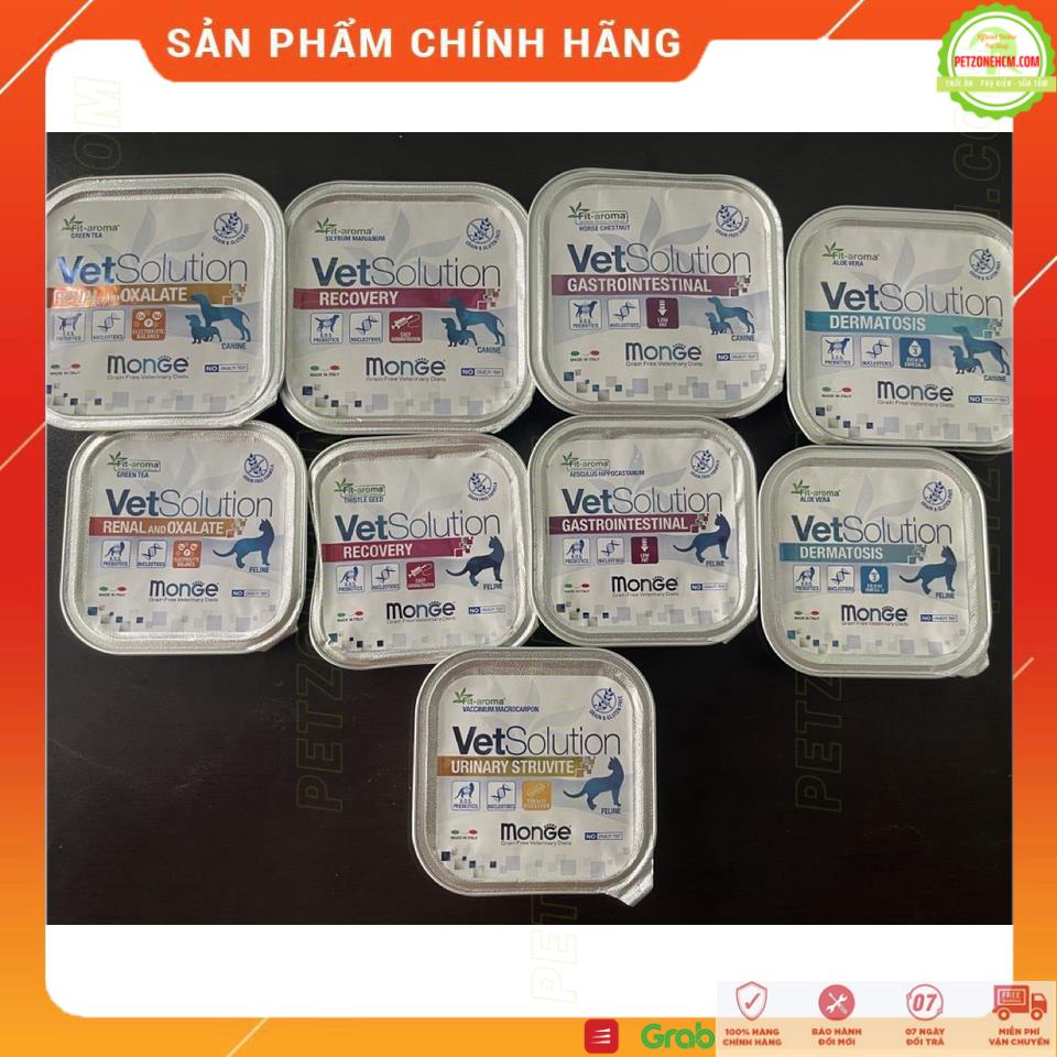 Pate Monge Italy 100g/150g FREESHIP  Thức ăn cho chó và mèo Pate Monge Vet Solution 100g/150g, chính hãng Ý