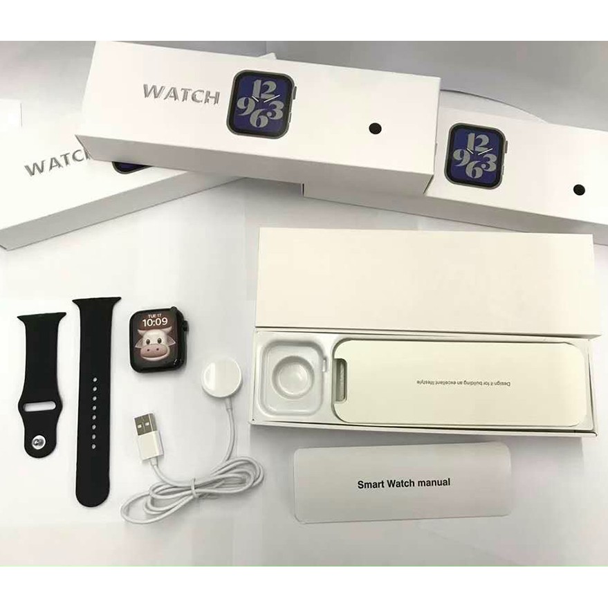 Đồng Hồ Thông Minh Seri 6 / Smart Watch Seri 6 Bản Cao Cấp Logo Táo / Kết Nối Bluetooth - Bảo Hành 6 Tháng