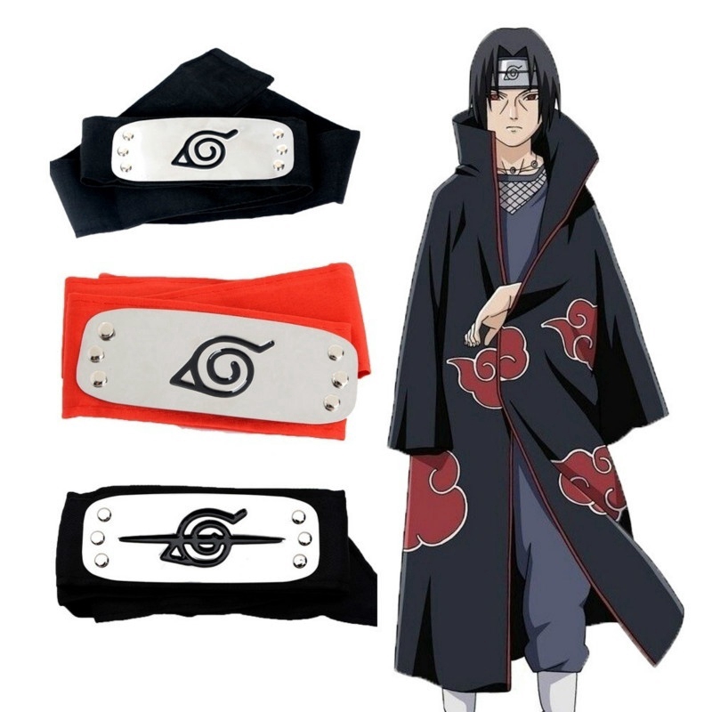 COD Anime Naruto Headband Akatsuki Members Cosplay Costume Uchiha Itachi Hoshigaki Kisame Deidara